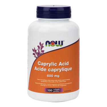 NOW Foods Caprylic Acid 600mg